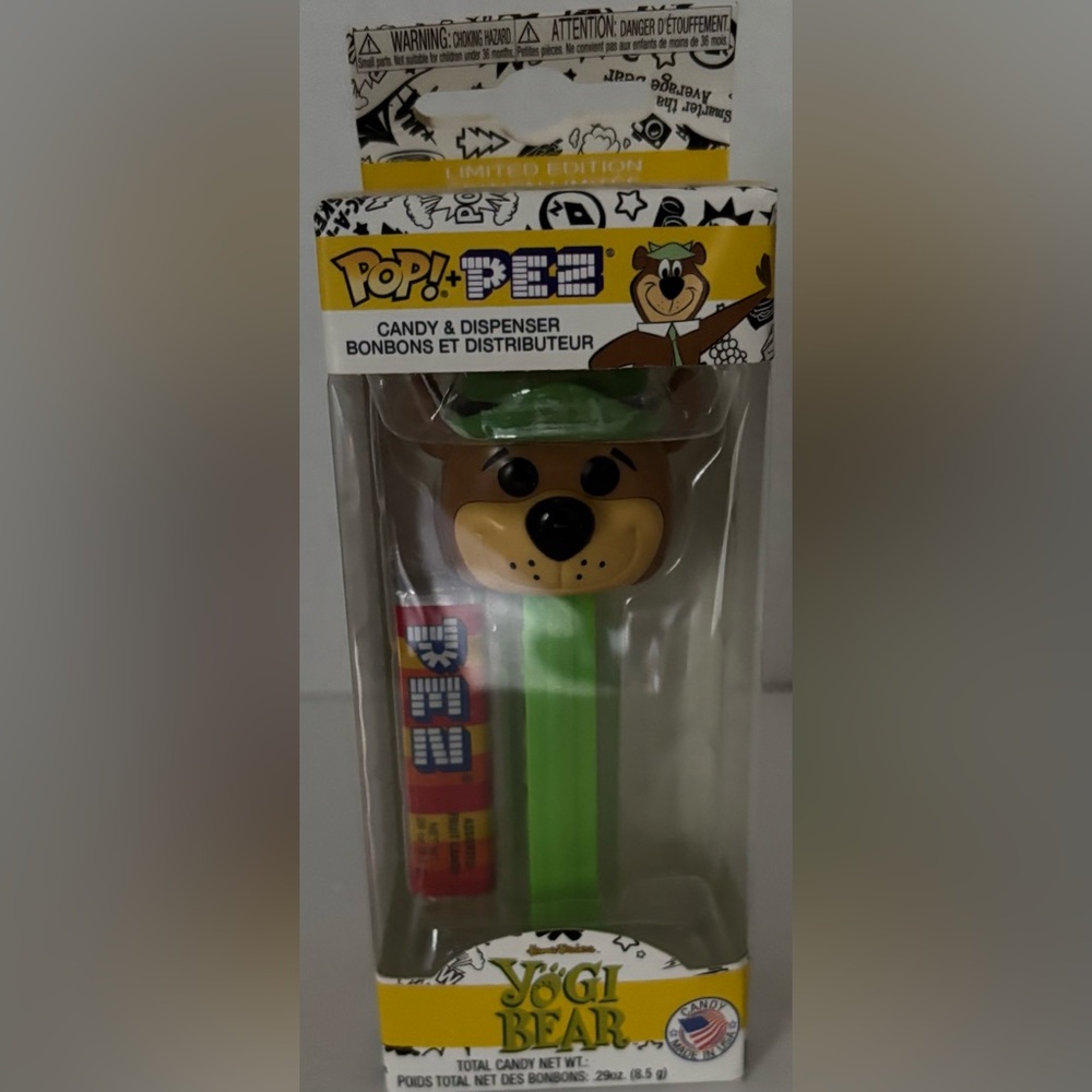 Funko Pop PEZ Limited Edition - Yogi Bear New In Box